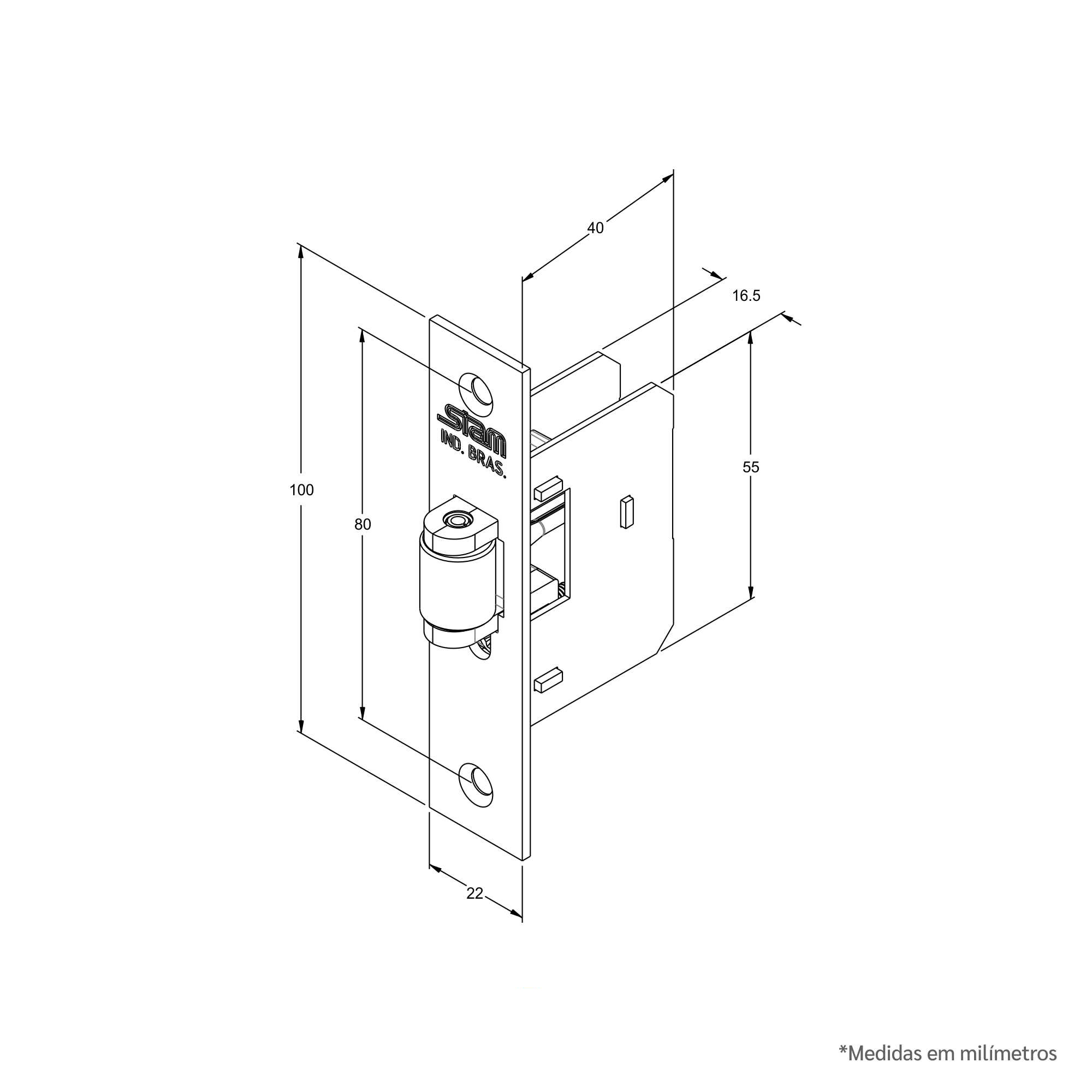 Desenho técnico - Máquina Trinco Rolete