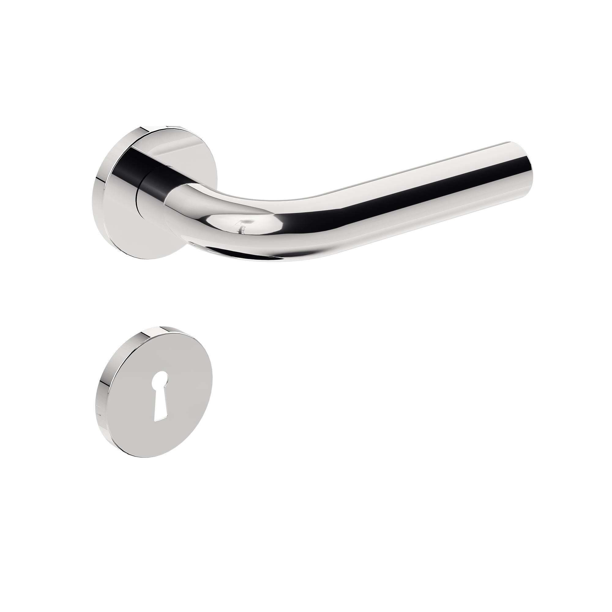 IX310 - Broca 40 - Inox Polido - Roseta Redonda - Interna - img02