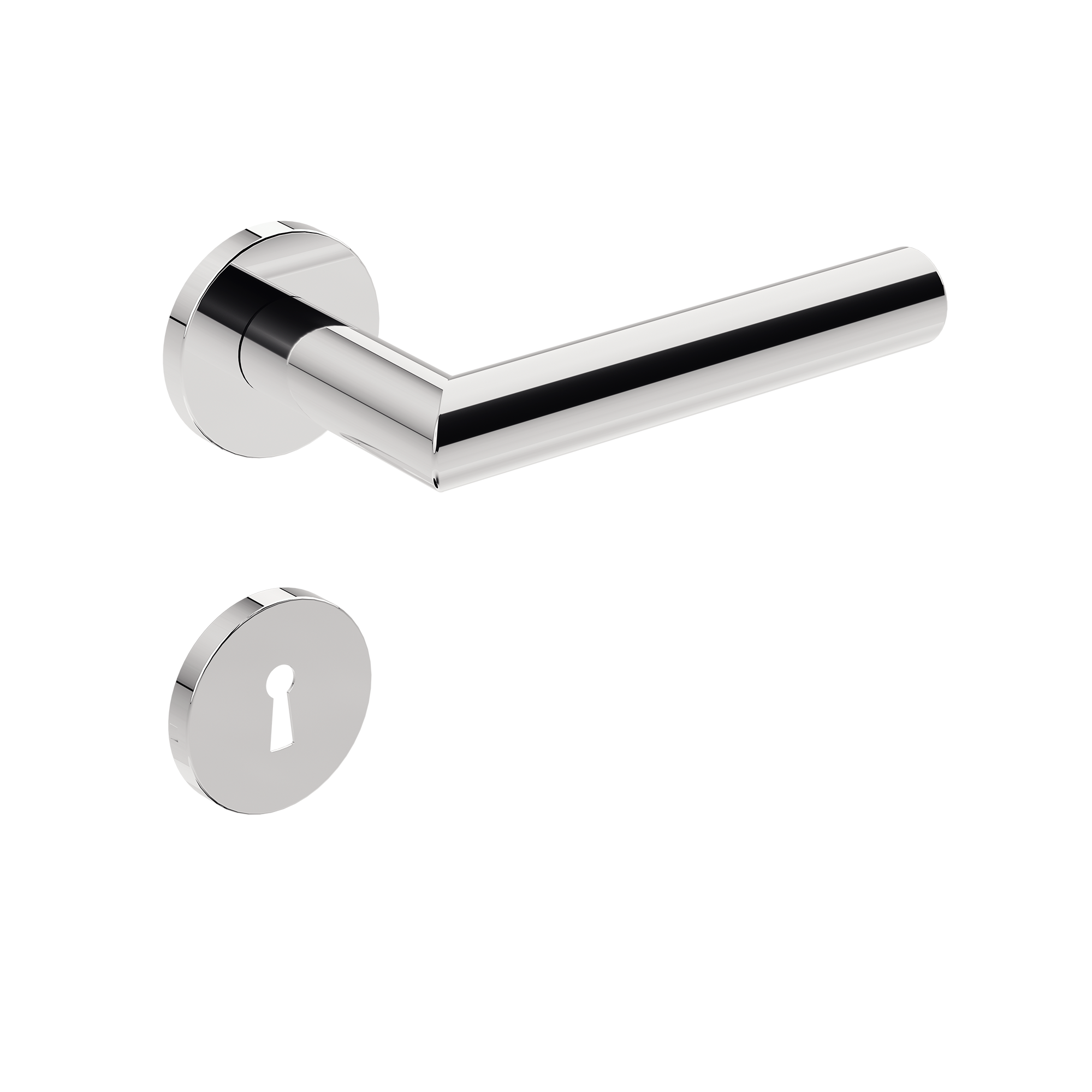 IX410 - Broca 40 - Inox Polido - Roseta Redonda - Interna - img02
