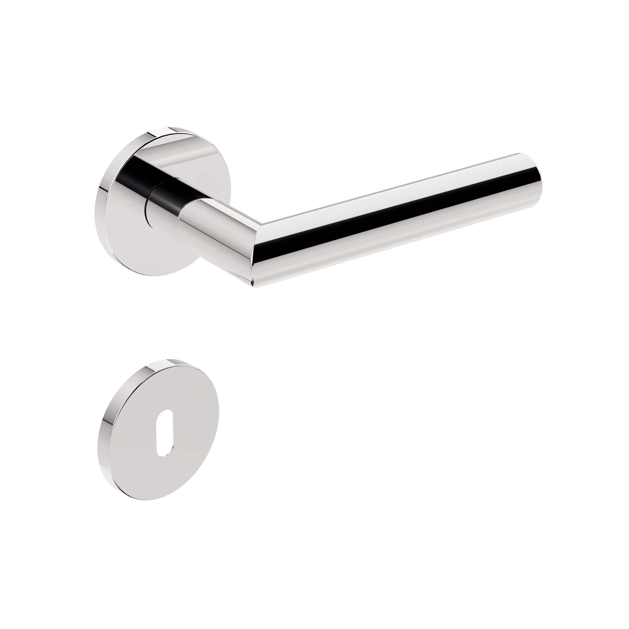 IX410 - Broca 55 - Inox Polido - Roseta Redonda - Interna - img02