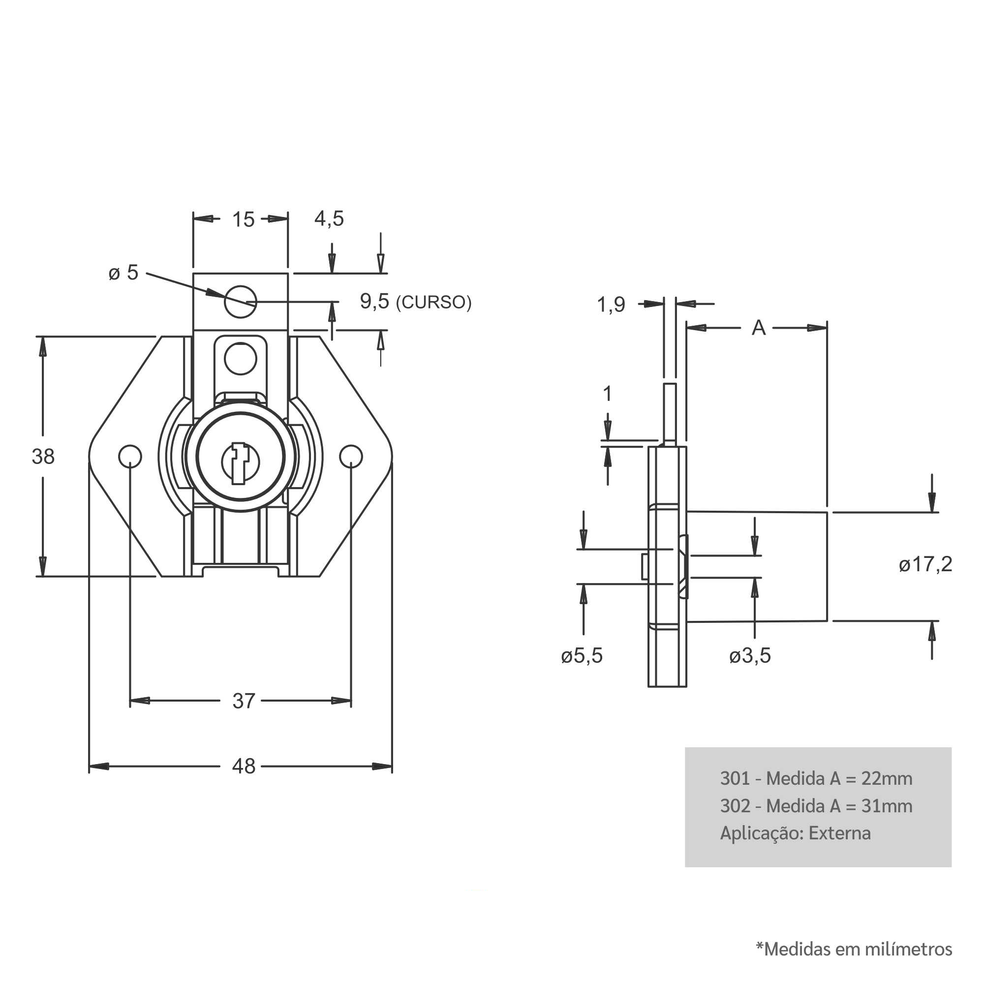 Desenho técnico - Máquina 301_302