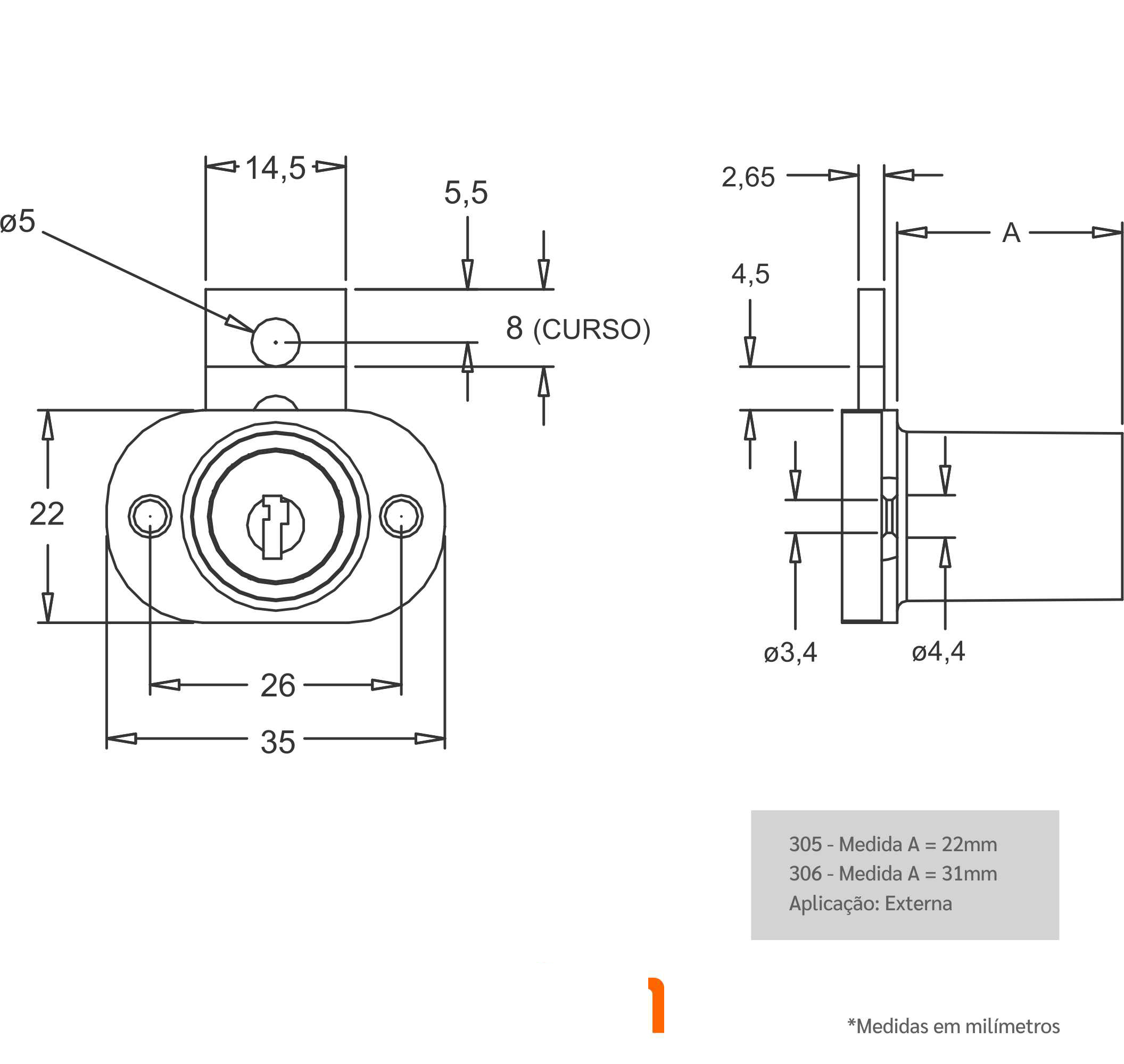 Desenho técnico - Máquina 305_306