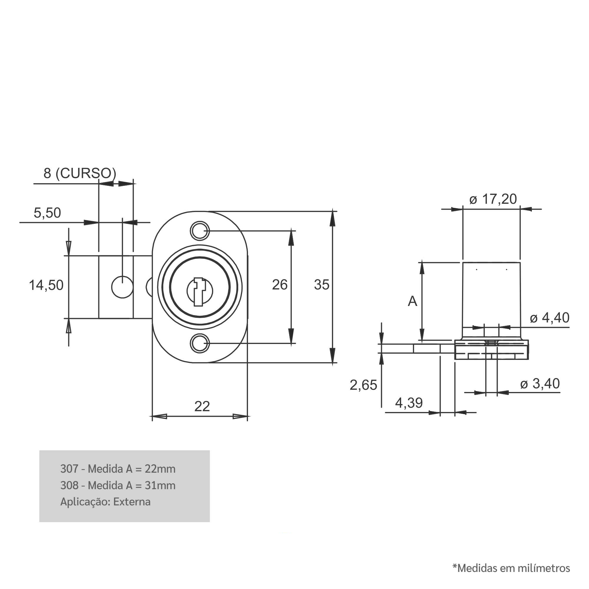 Desenho técnico - Máquina 307_308