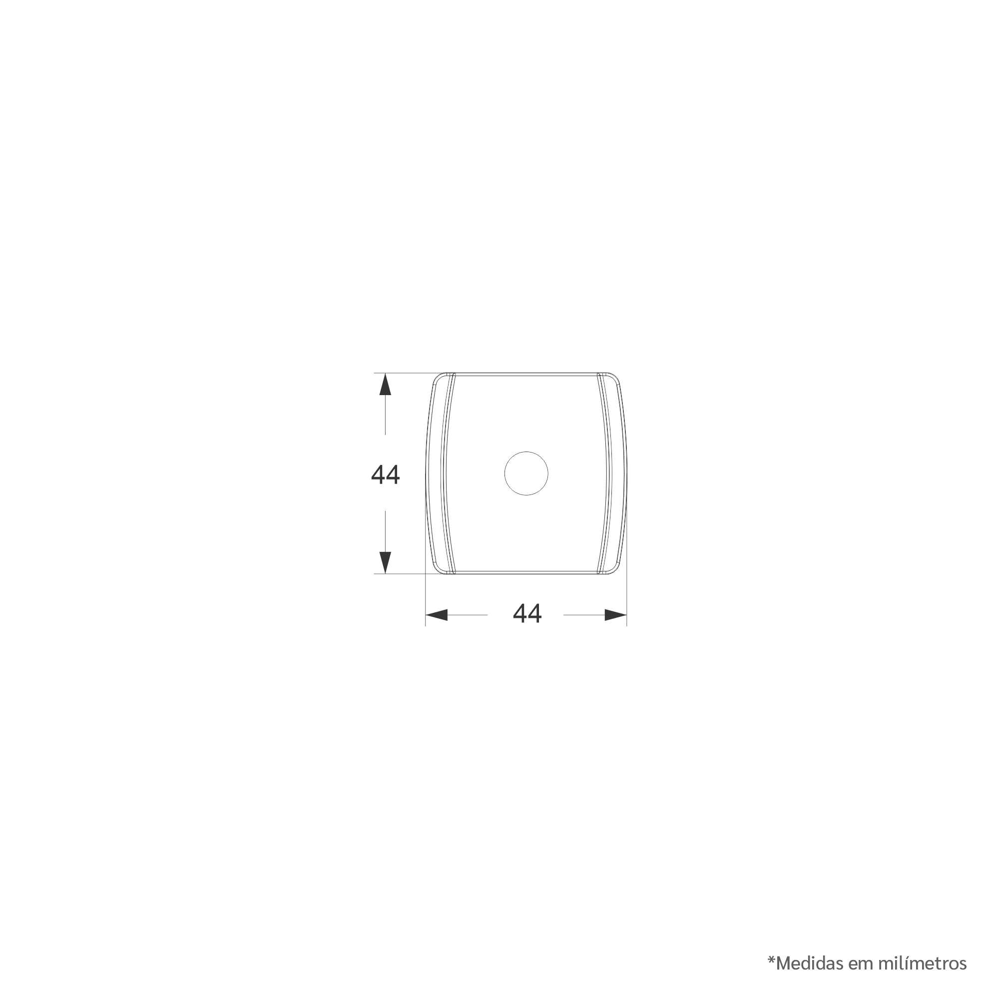 Desenho técnico - Roseta Quadrada - Tetra