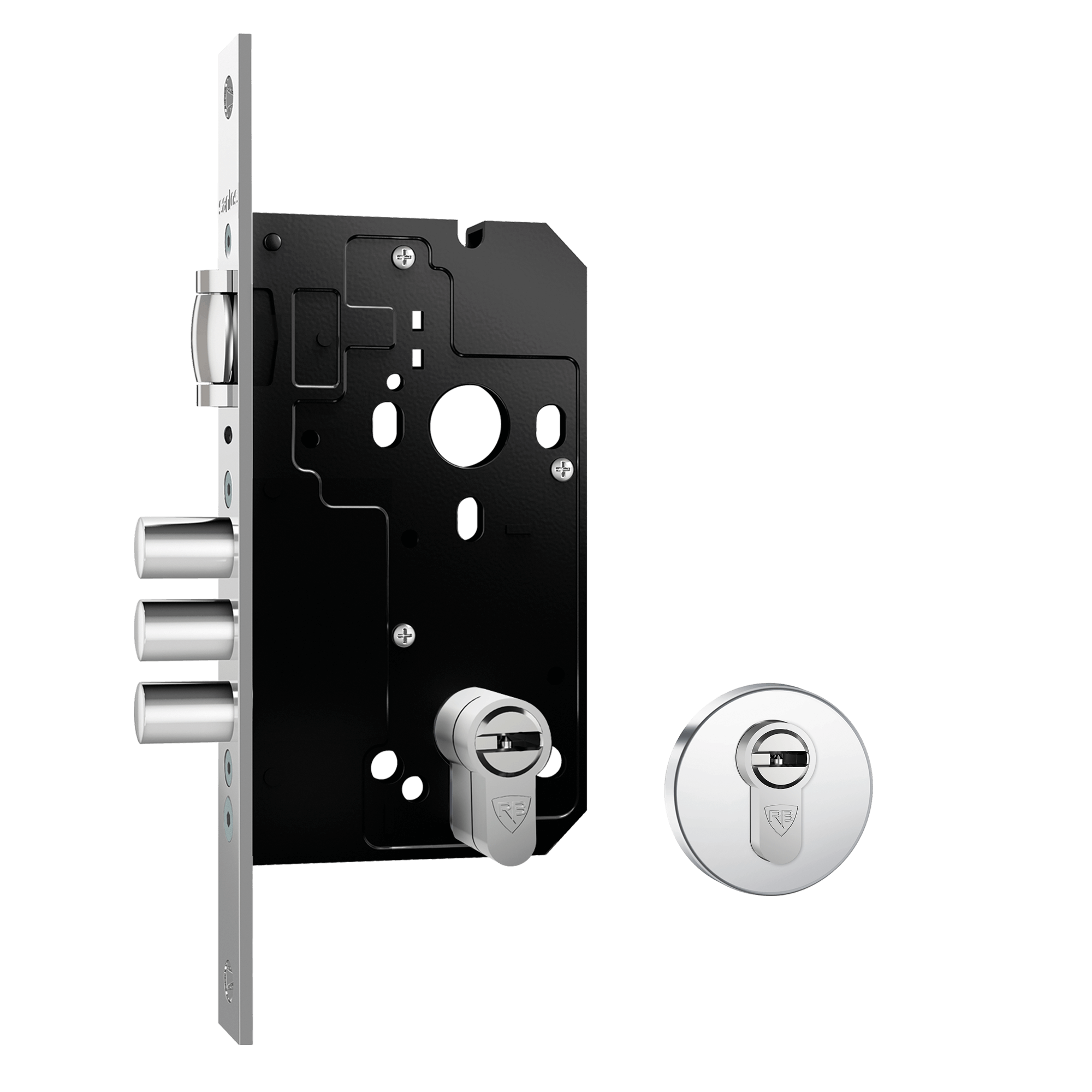 fechadura-santos-trinco-rolete-3pinos-fortinox-4100-cilindro-HS-inox-polido