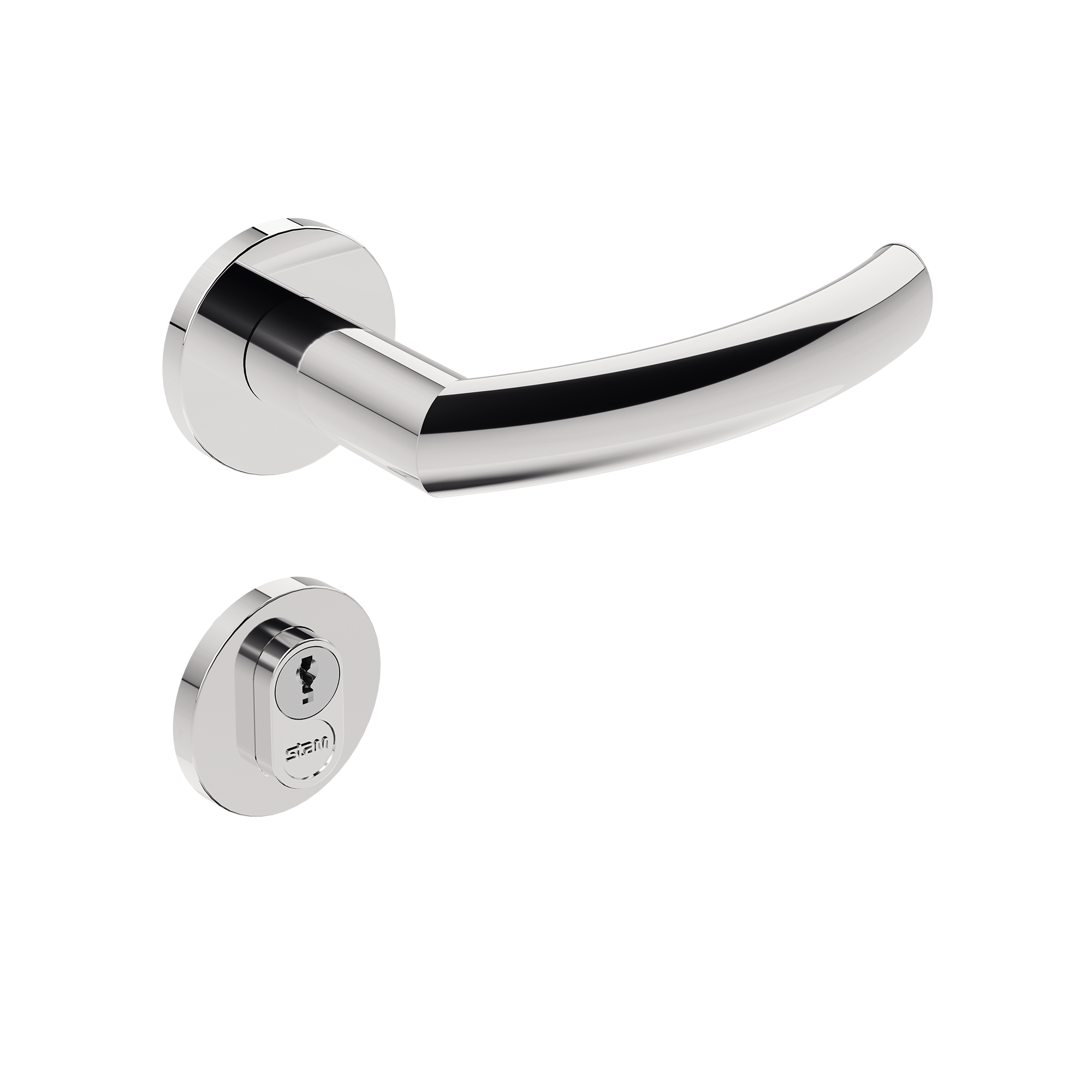 iX40 - Broca 55 - Externa - Inox Polido - Roseta Redonda - img02
